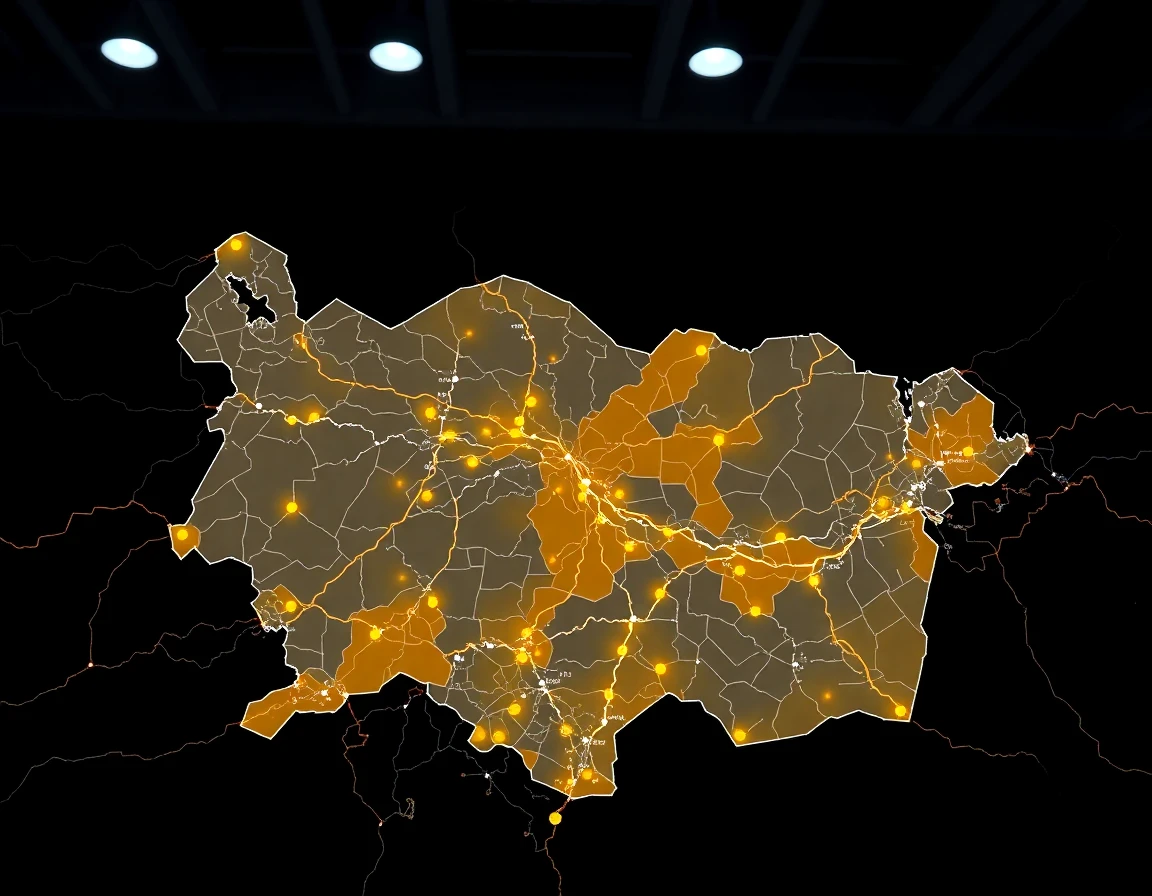 Electrical Service Areas Map